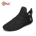 YRZL zapatos de algodón de invierno para hombre, zapatillas de invierno ligeras con cordones cálidos, mocasines de algodón para el hogar y el dormitorio de felpa, zapatos cálidos para hombre