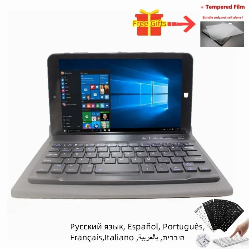 Tablet Windows 10 de 8 pulgadas Glavey, 8GB RAM, 128GB ROM, Intel Atom Quad Core