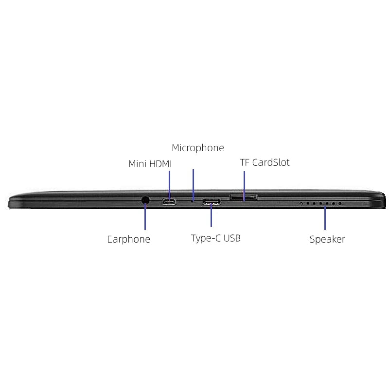 Tableta Intel Atom X5-Z8300 de 11,6 pulgadas con Mini HDMI, 2GB DDR, RAM, 32GB de ROM, 5000mAh, NS-7100