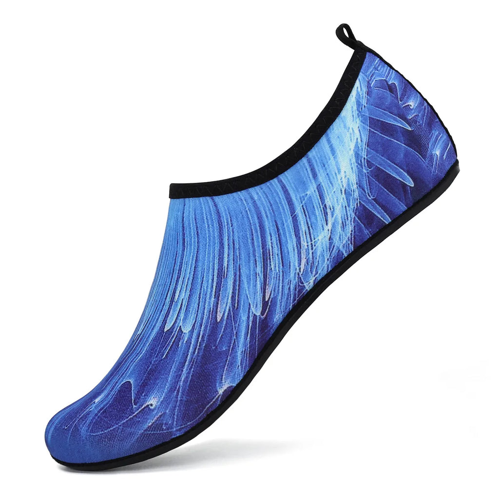 2023 zapatos acuáticos de verano para hombre, zapatos de agua descalzos para nadar en la playa, zapatos de agua ligeros para mujer, zapatos de pesca en el mar, envío gratis, talla grande 48