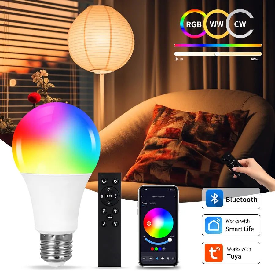 Bombillas LED Inteligentes Tuya Bluetooth E27