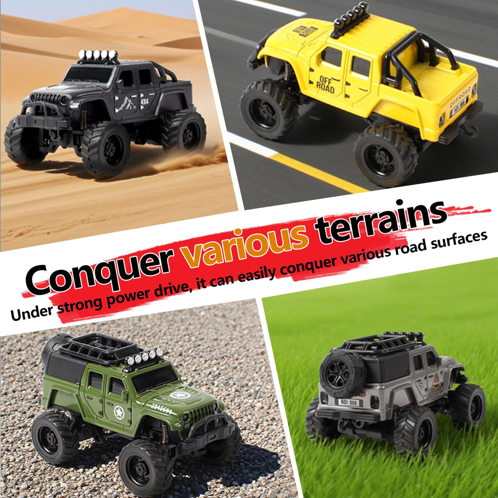Mini Auto RC 1/64 Crawler Todoterreno con Control App