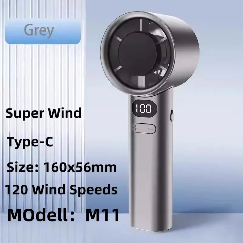 Ventilador de Cuello Sin Aspas 8000mAh con Pantalla LED