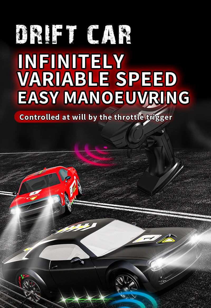 Coche RC KF27 1:20 Drift 4WD 2.4G con Luces LED