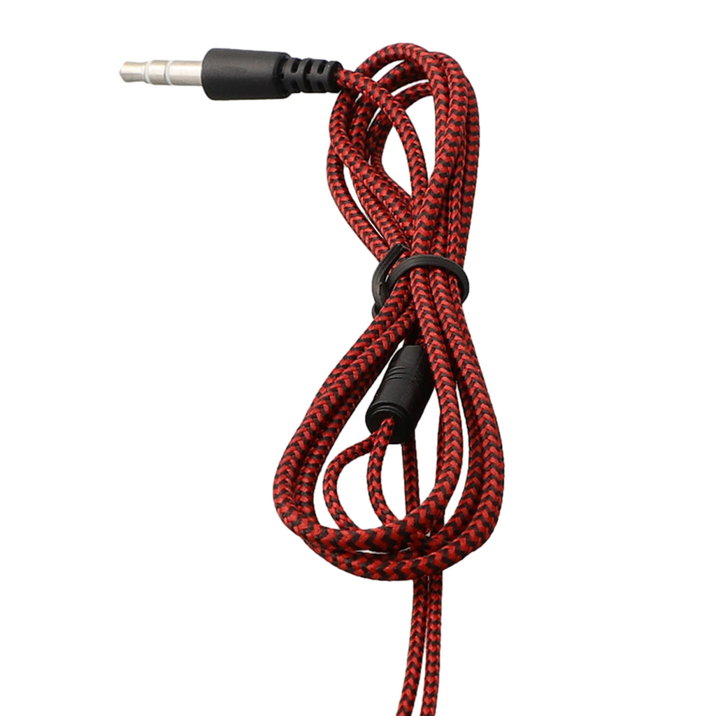 Experimente graves potentes con auriculares internos con cable, auriculares estéreo de 3,5 mm para dispositivos móviles, diseño con aislamiento de ruido