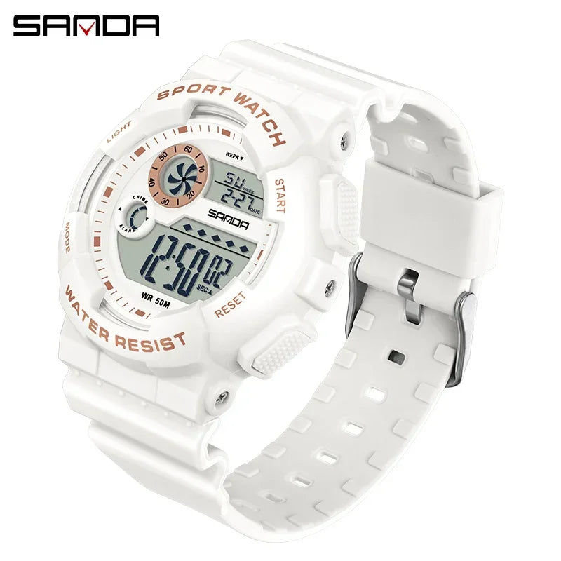 Reloj Digital LED SANDA Deportivo para Mujer