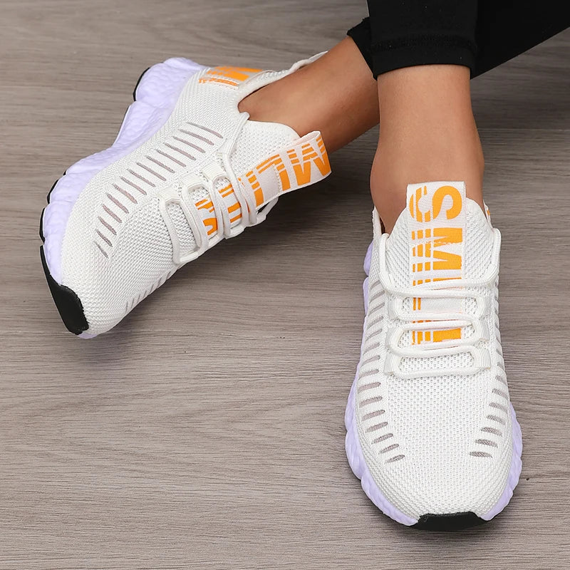 Zapatillas deportivas de plataforma para mujer — transpirables y cómodas