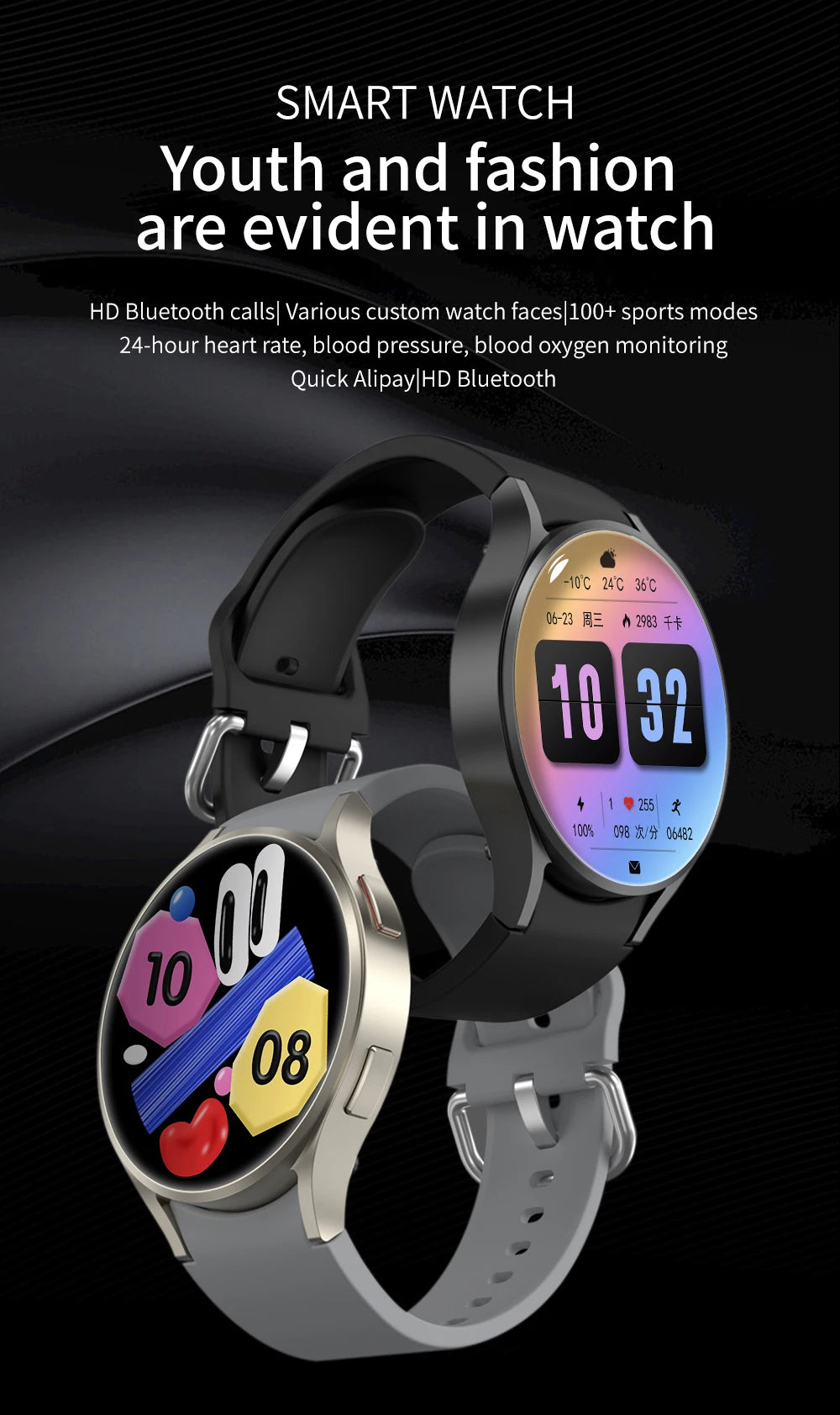 Reloj Inteligente GPS 6 Asistente de Voz