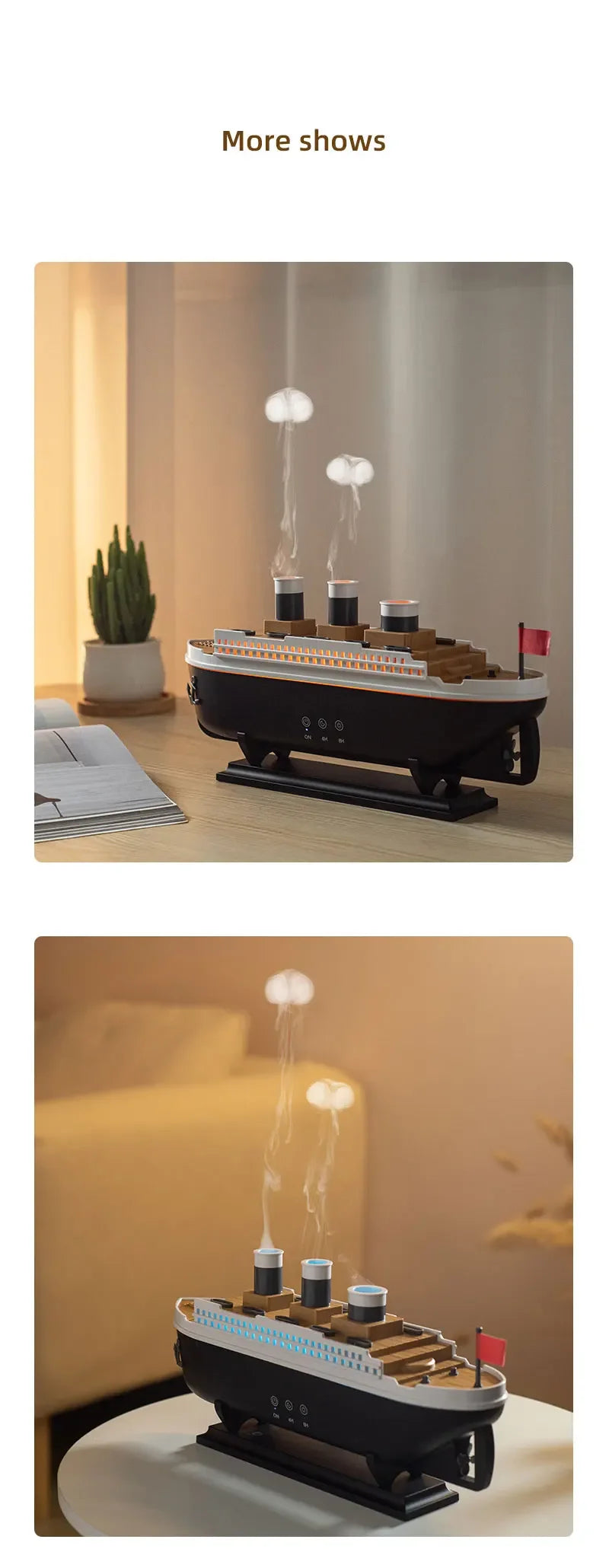 Humidificador Titanic con Control Remoto 250ml