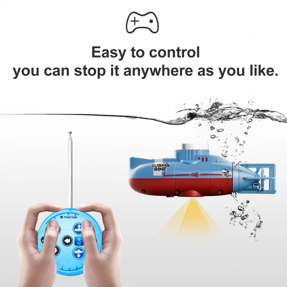 Submarino Teledirigido RC Mini Eléctrico Juguete para Niños