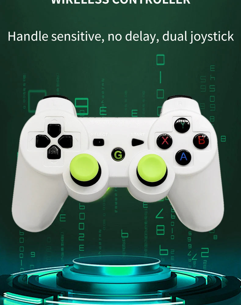 Coopreme X7 Y7 Actualizada Consola de Juegos Super TV con Salida HD, Joystick, Doble Controlador, Juegos de Lucha, Consola de Juegos PSP para el Hogar, Más de 10000 Juegos