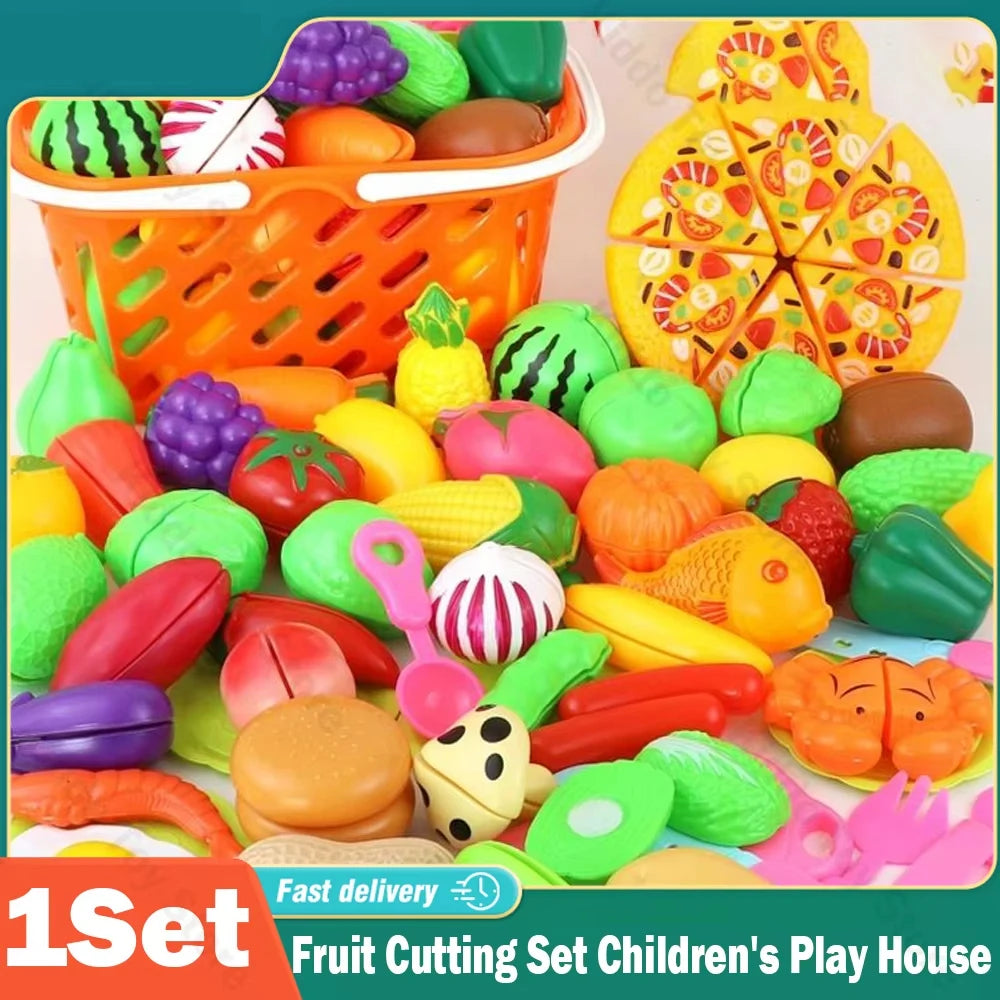 Juego de Corte de Frutas y Verduras para Niños Set de Cocina