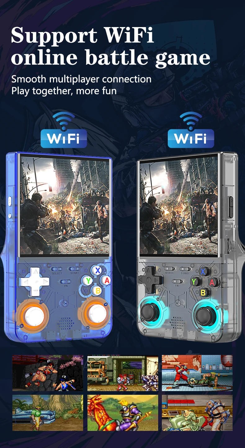 Consola de Videojuegos Retro R36S Ultra, Sistema Linux, Pantalla IPS 4.0 Pulgadas