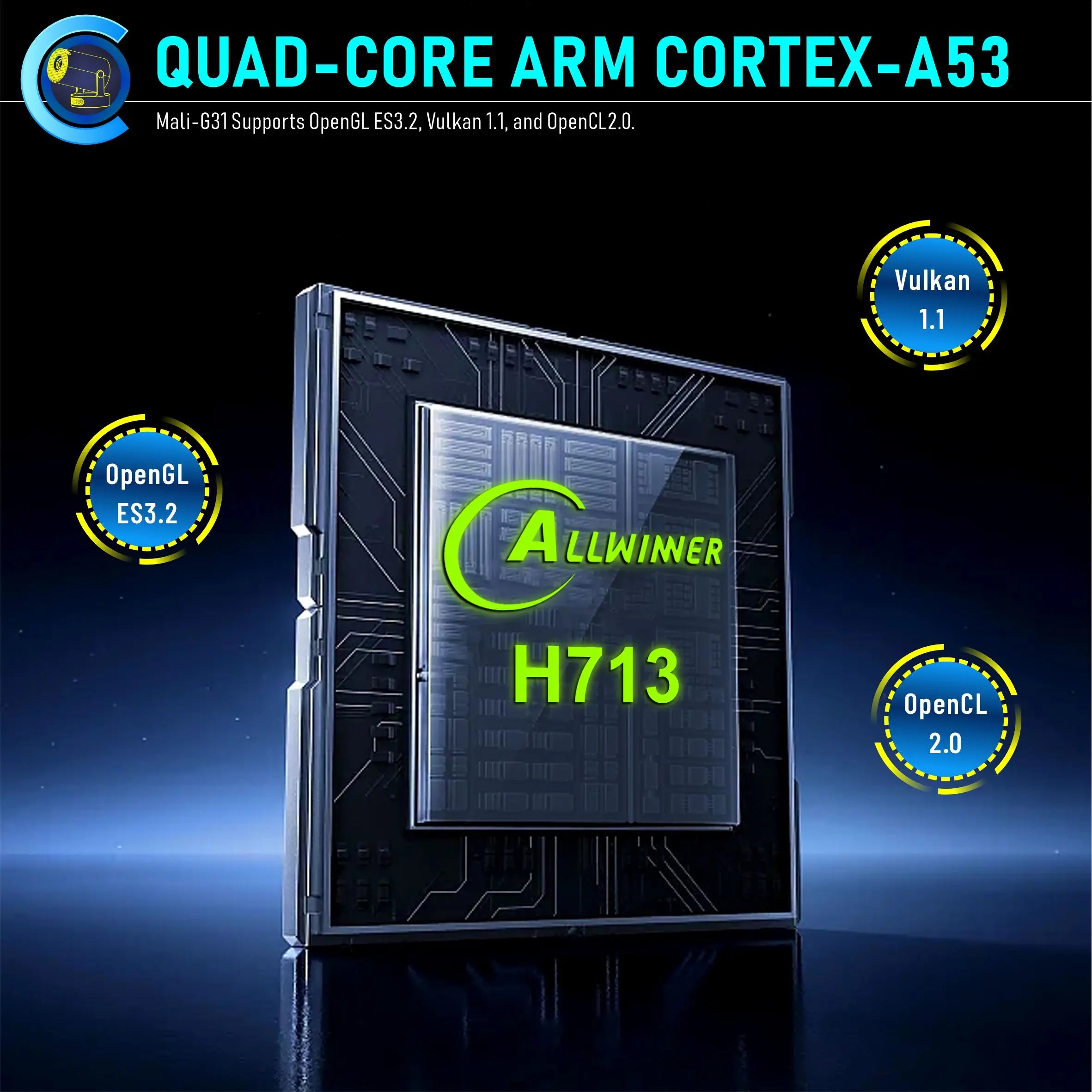 Nuevo Proyector HY300 Ultra Portátil 4K con Altavoz, Cine en Casa, Proyector LCD, Películas al Aire Libre, Android 11, BT5.4, Proyector para Camping