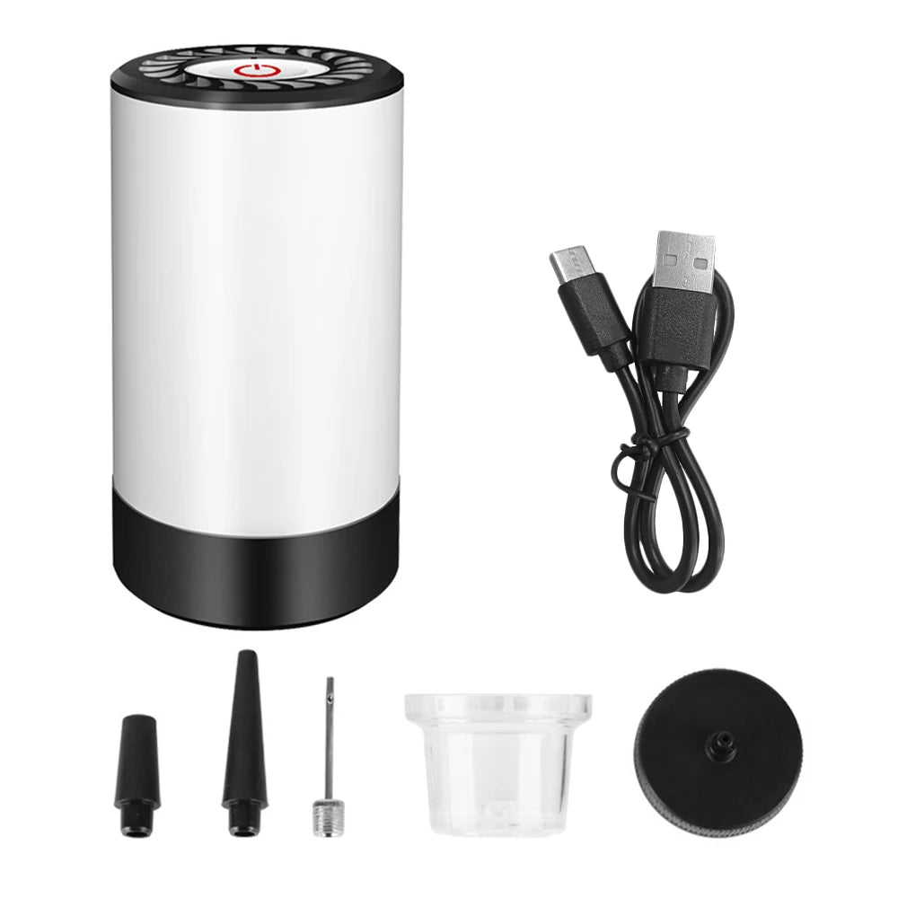 Bomba de vacío eléctrica para conservación de alimentos, portátil y recargable