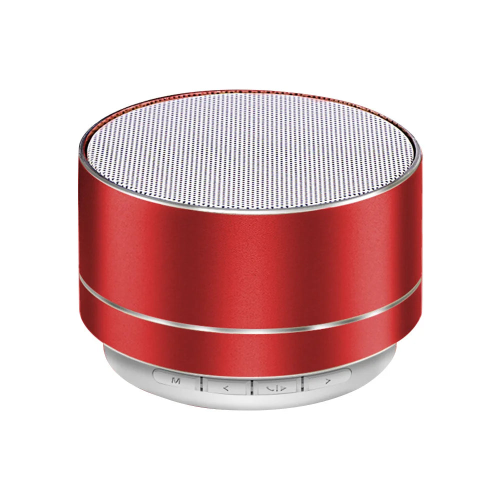 Altavoz Bluetooth inalámbrico A10, cañón de acero pequeño, Subwoofer, Mini tarjeta de regalo portátil, Altavoz Bluetooth, altavoces de Color para exteriores