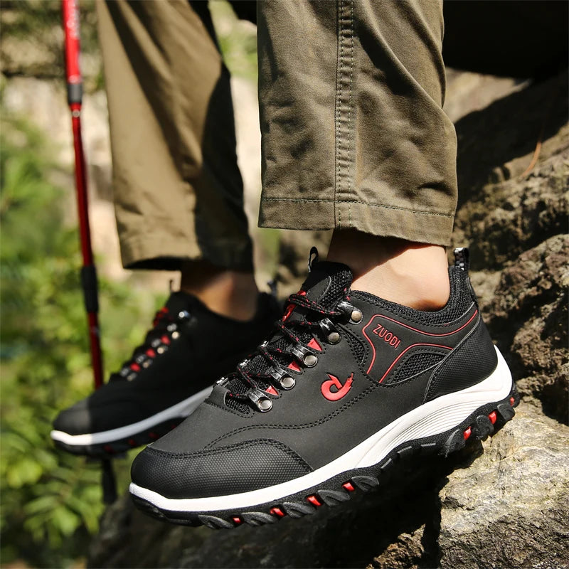 Zapatos de hombre, zapatos informales de cuero para hombre, zapatillas de deporte para primavera, Otoño e Invierno, tenis masculinos, zapatos ligeros para caminar