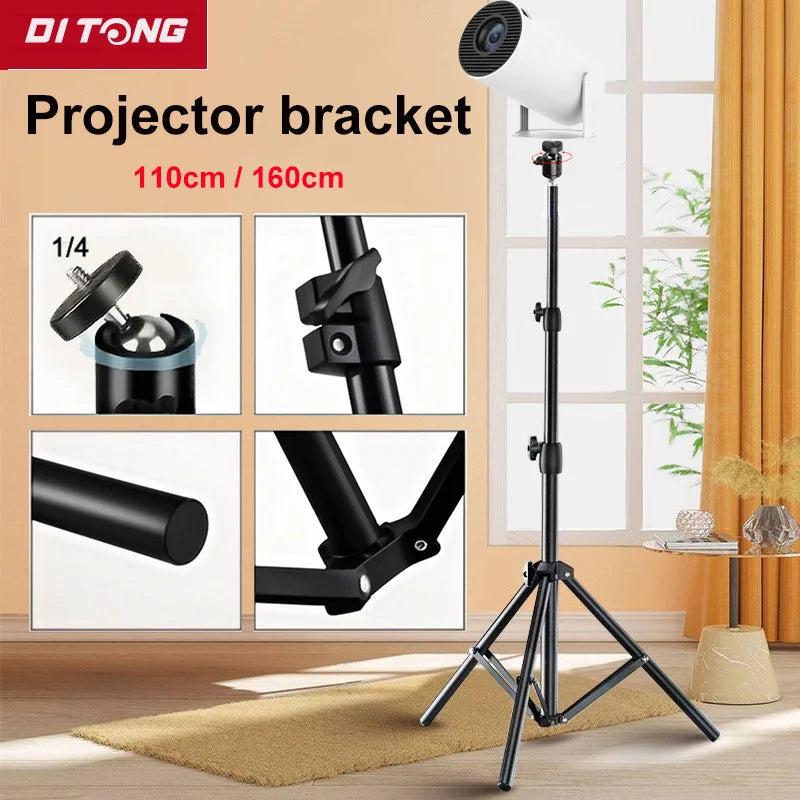 Soporte trípode portátil DITONG para proyector, altura ajustable 110-160 cm