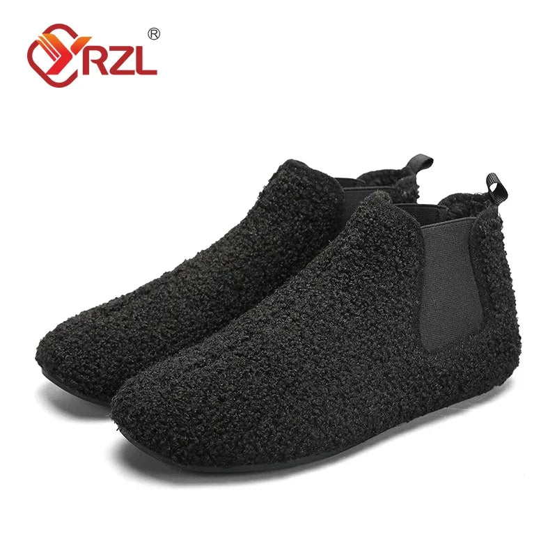 Zapatillas de Algodón de Invierno para Hombre YRZL Antideslizantes