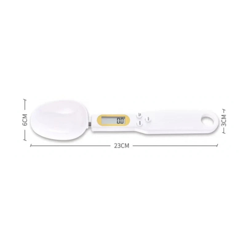 Cuchara de pesaje, báscula, herramienta de cocina casera, medición electrónica de café, alimentos, harina en polvo, hornear, medición Digital LCD ajustable