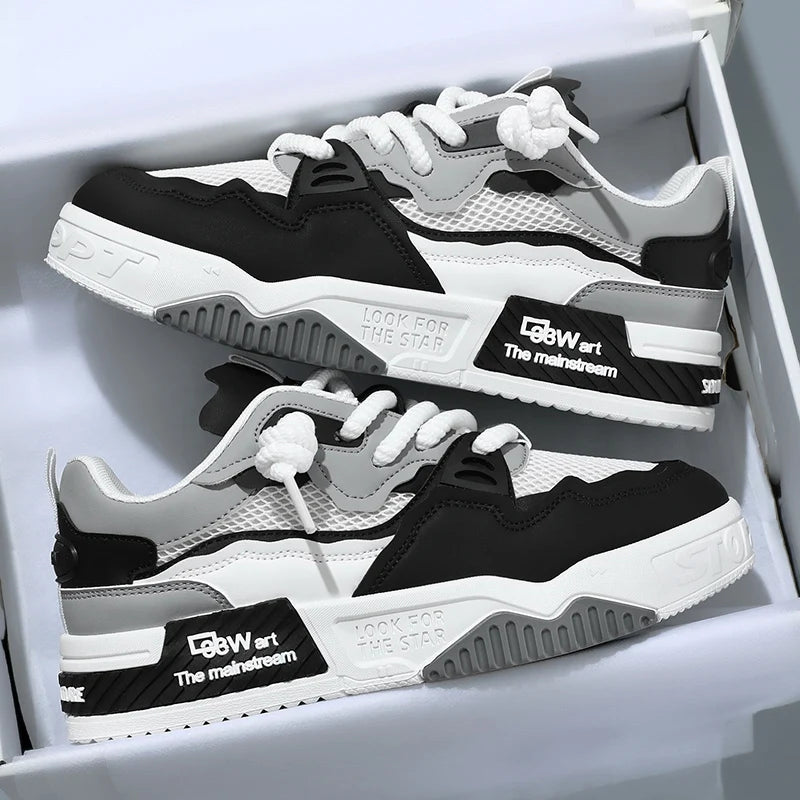 Zapatos transpirables para hombre, zapatos casuales de skate, zapatos deportivos, para entrenamiento diario, senderismo al aire libre, caminatas por la calle. Unisex, adecuado para