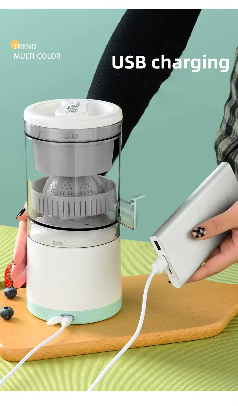 Exprimidor Lento Inalámbrico 7.4V para Naranjas y Cítricos