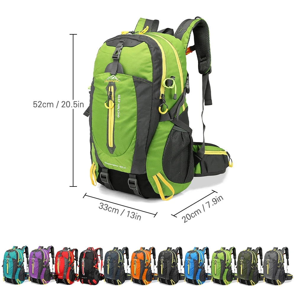 Mochila de Trekking para Camping, Senderismo y Escalada, Unisex