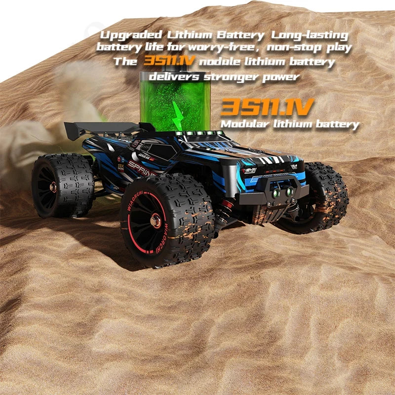 9522PRO 85 KM/H coche RC de alta velocidad sin escobillas tracción en las cuatro ruedas todoterreno Drift 1:16 coche de carreras profesional 9522 50 KM/H juguete para niños