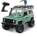 Camioneta RC 4WD Todoterreno con Luces y Control Remoto 2.4G