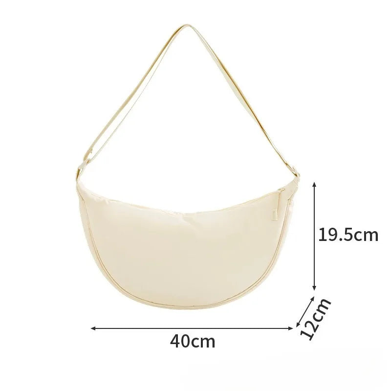 Bolso bandolera ligero para mujer con diseño luna, multicolor y uso diario