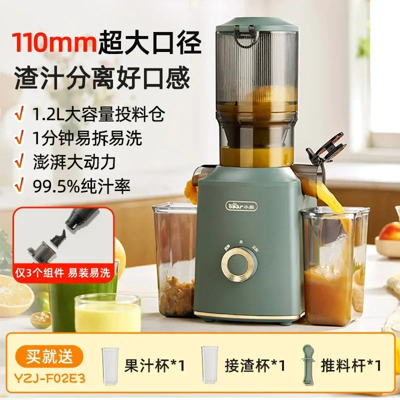 Extractor de Jugos Eléctrico Automático con Separador de Pulpa