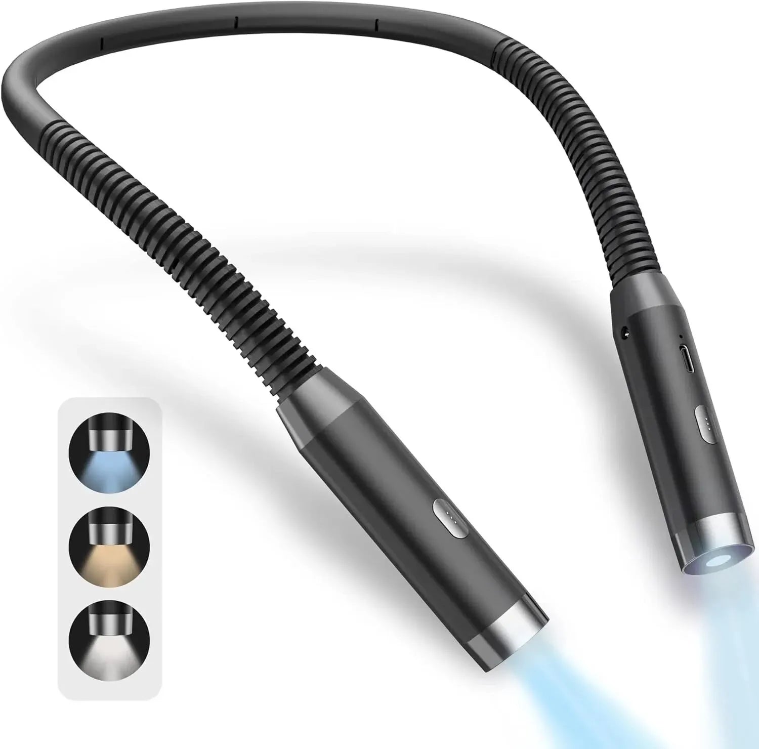 Luz LED para el Cuello, Lámpara de Lectura 3 Modos