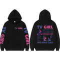 Hoodie Estampado TV Girl Who Really Cares | Buzo con Capucha