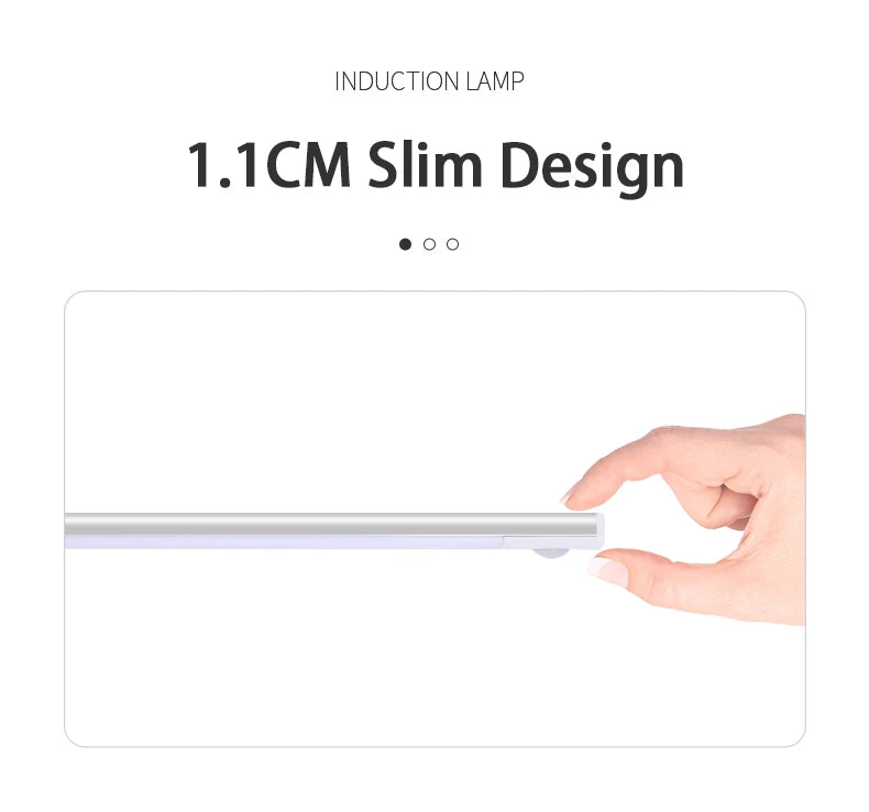Luz Nocturna LED USB con Sensor para Gabinete