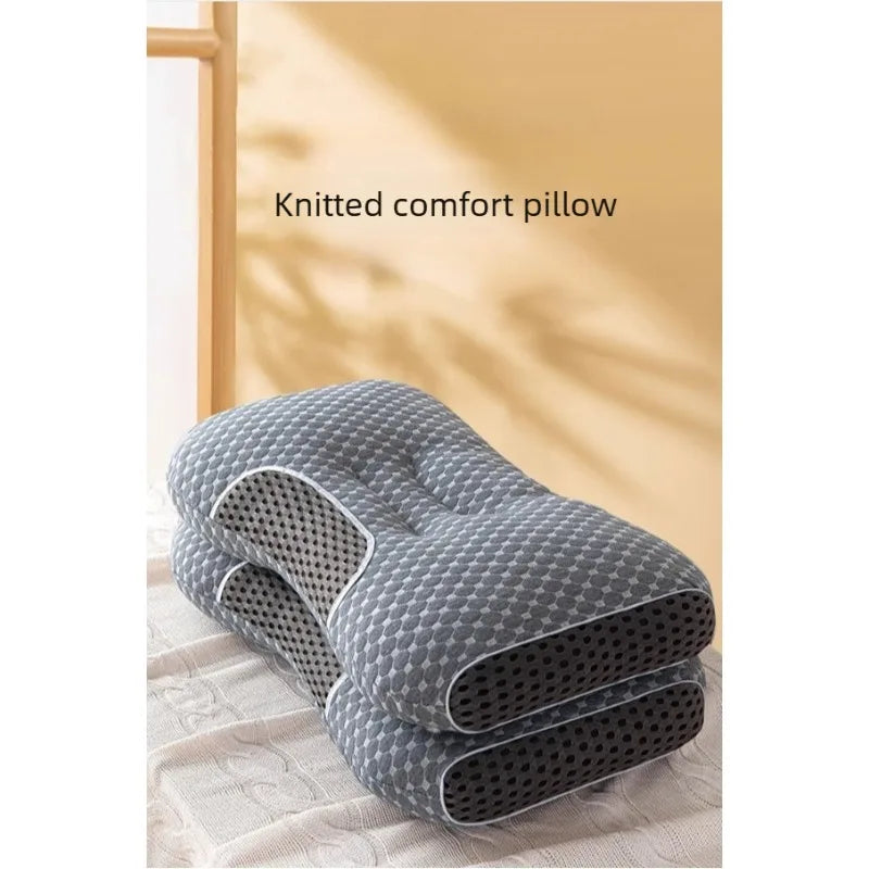 Almohada cervical de punto antideslizante para dormir profundo
