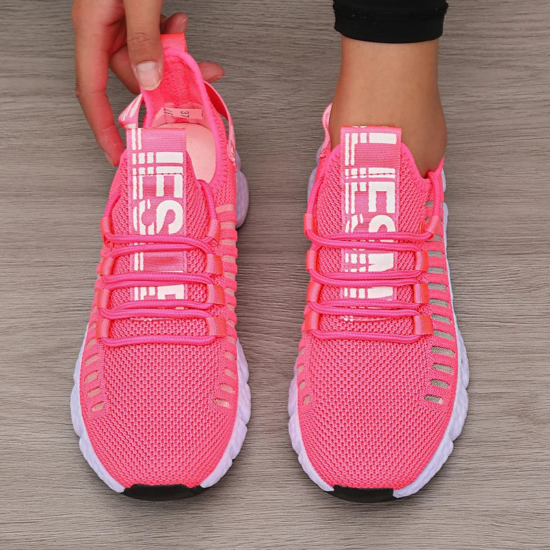 Zapatillas deportivas de plataforma para mujer — transpirables y cómodas