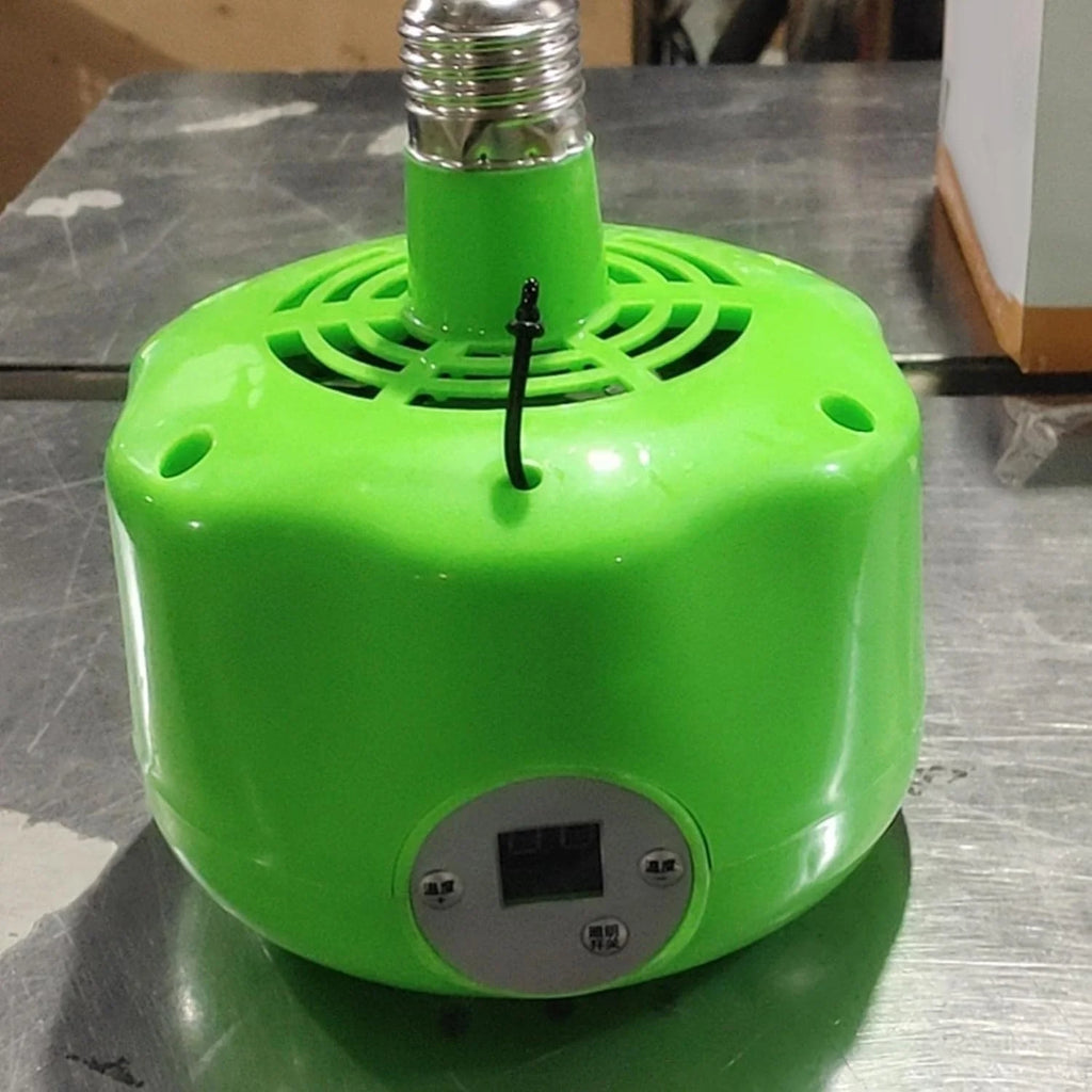 Lámpara Calefactora 220V con Control de Temperatura para Mascotas