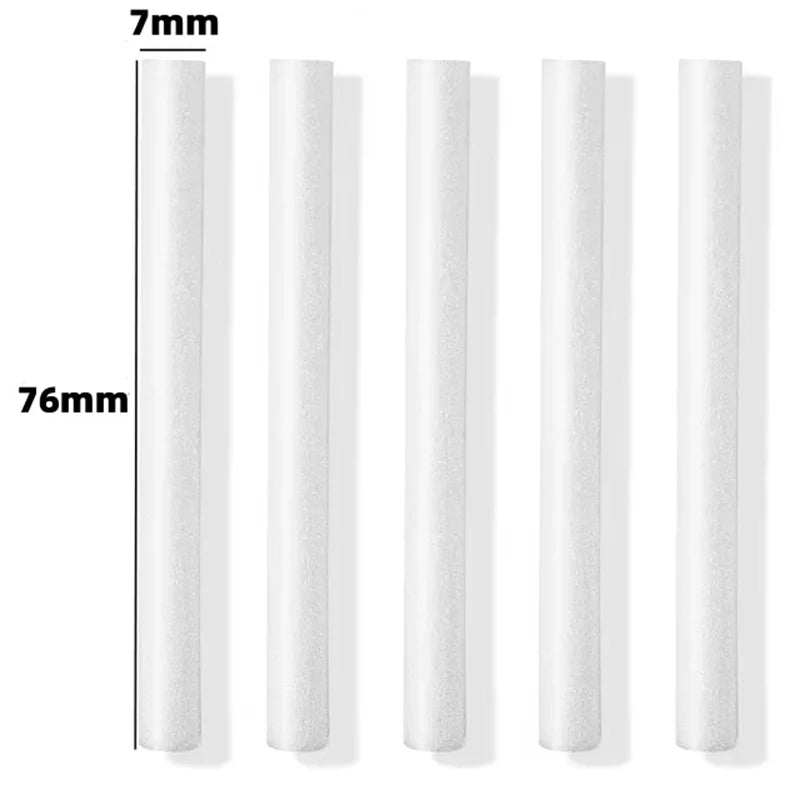 Filtros de repuesto para humidificador USB H09, esponja de algodón 7×76 mm