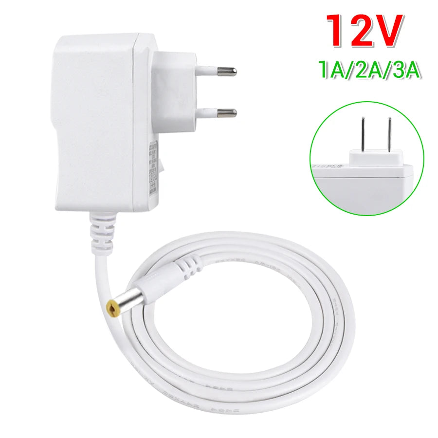 Adaptador de Corriente 12V DC para Controlador LED