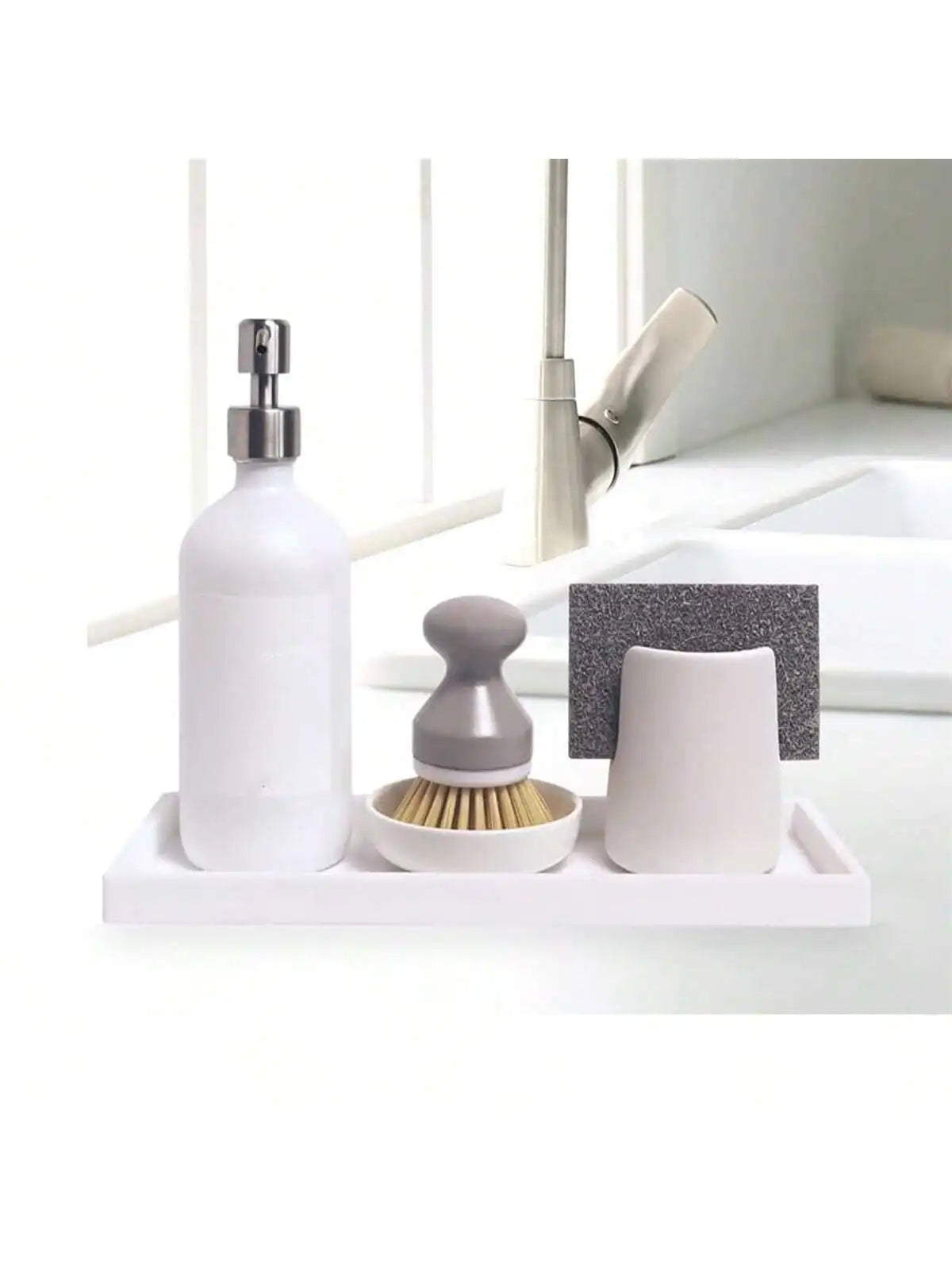 Bandeja de Silicona Decorativa para Baño