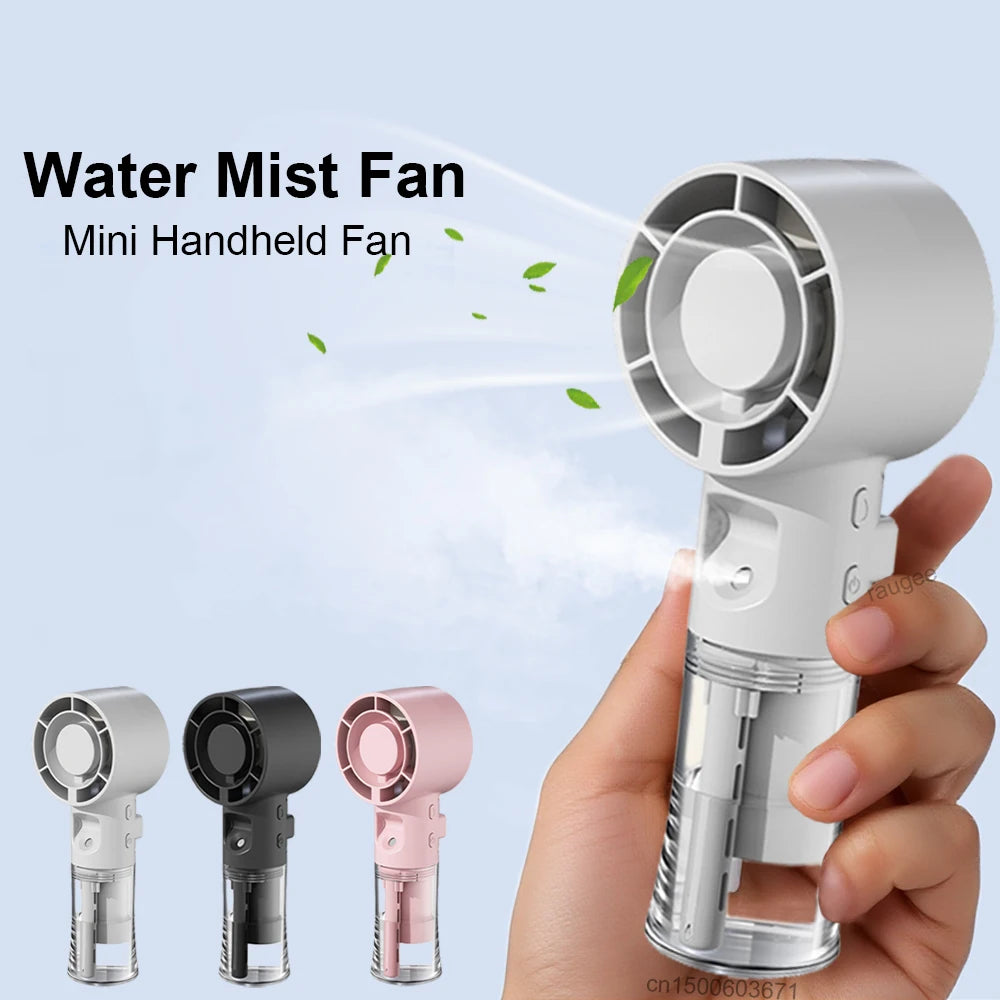 Mini Ventilador Humidificador Portátil con Niebla