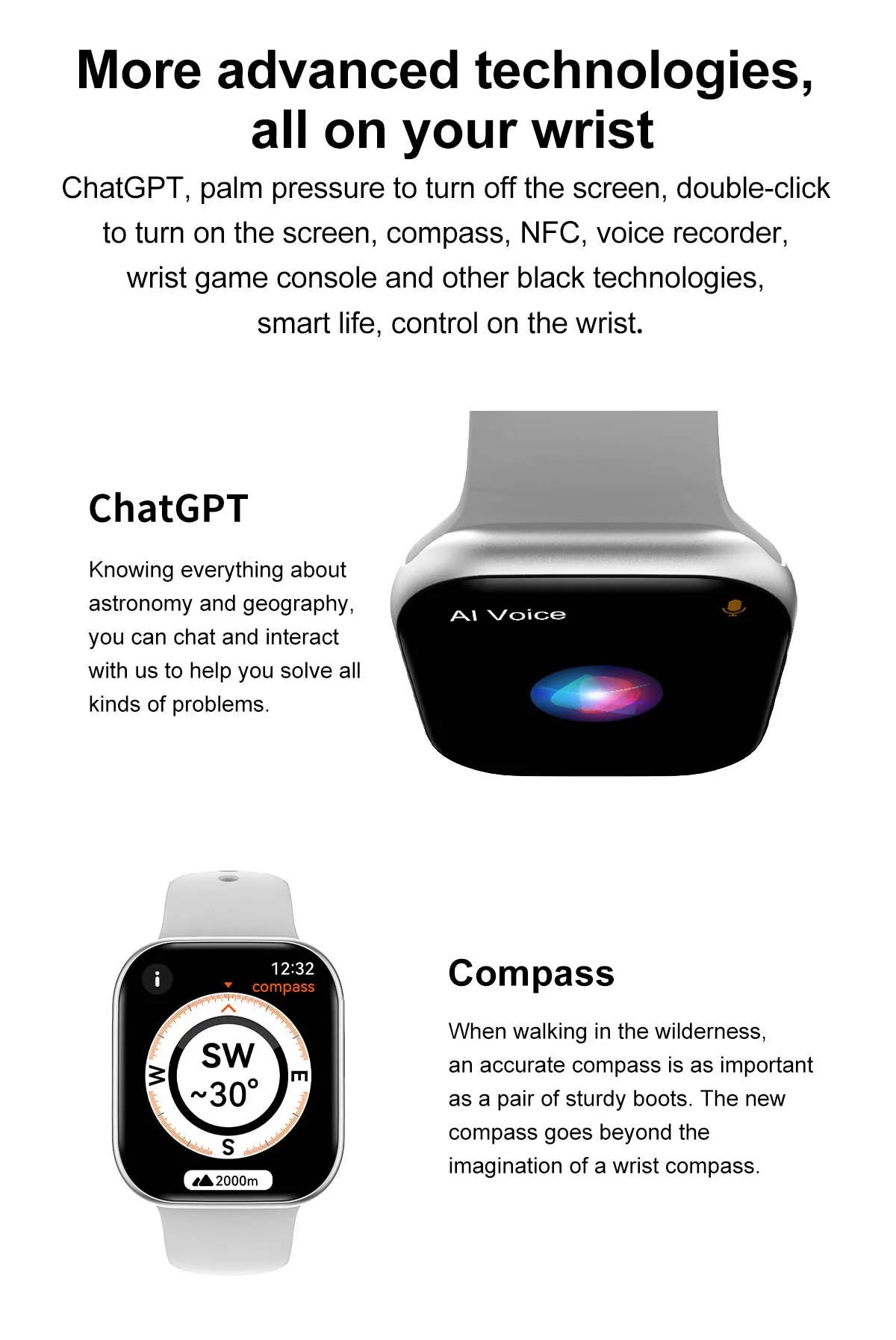 DT Watch X Mini Reloj Inteligente NFC AMOLED