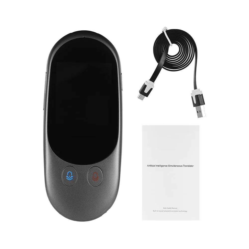 Traductor de voz instantáneo inteligente F1, compatible con 126 idiomas, herramienta de traducción portátil en tiempo real, 1GB + 4GB