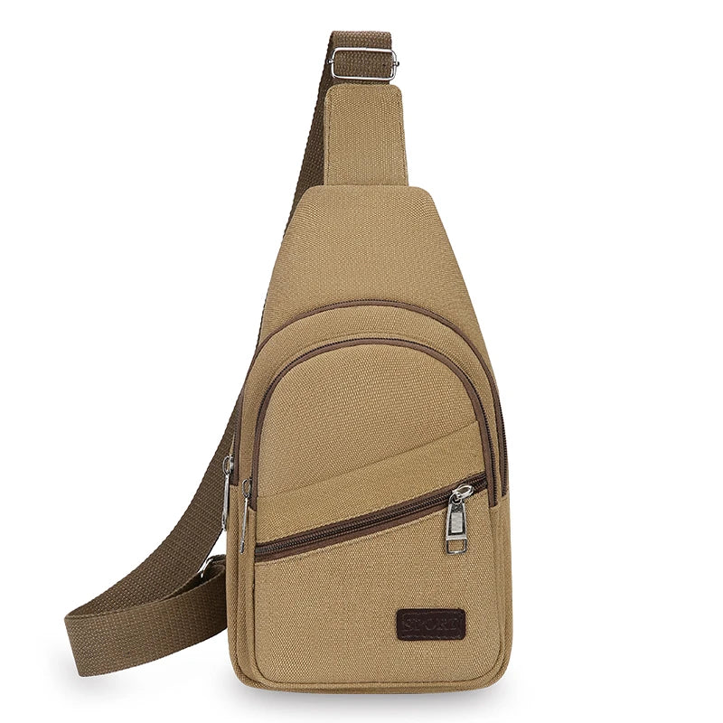 Bolso Bandolera para Hombre, Multicolor, Bolso de Pecho