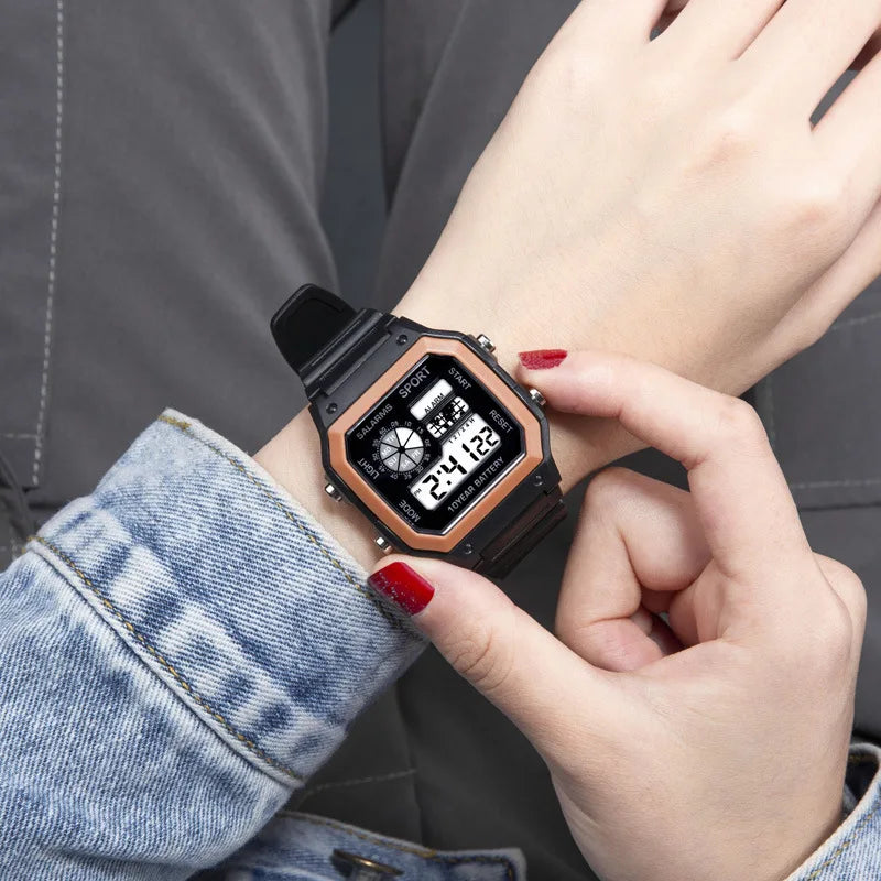 Reloj Deportivo Digital LED YIKAZE para Hombre