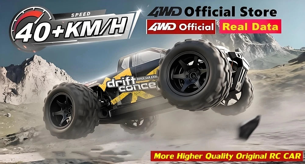 Auto RC 4WD 1:18 Todoterreno Oike 40KM/H Impermeable para Niños