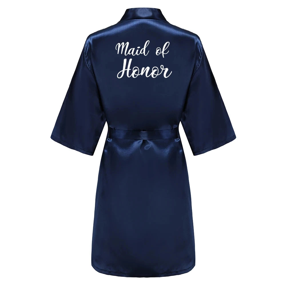 Bata de Satén para Mujer – Ropa de Dormir Talle Grande