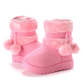 Nuevas botas de nieve para niñas, botas de invierno cómodas y gruesas y cálidas para niños, botas gruesas de otoño para niños, zapatos de princesa