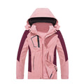 Conjunto de Sudadera con capucha de esquí 3 en 1 para mujer, chaqueta impermeable a prueba de viento, ropa de Snowboard, ropa de esquí, parkas de forro polar de talla grande