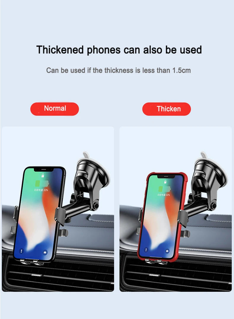 Soporte Universal para Celular en Auto 360° con Ventosa
